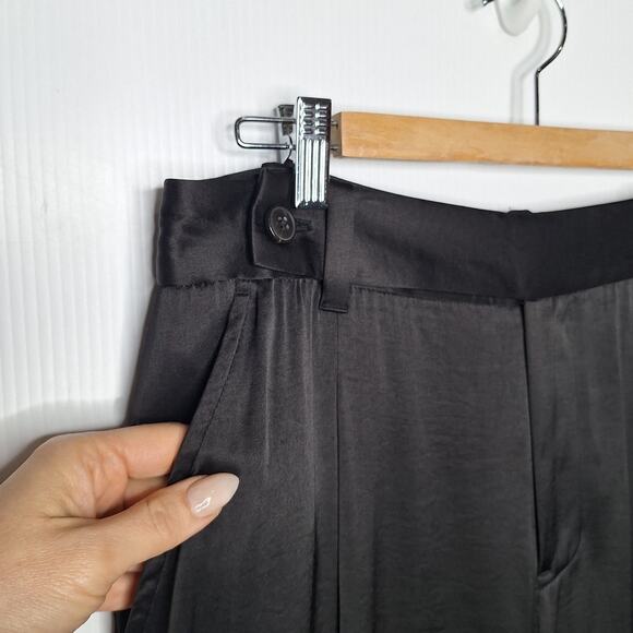 Madewell Satin Suit Oversized Blazer Harlow Wide Leg Pants NWT Holiday Formal - Picture 11 of 16